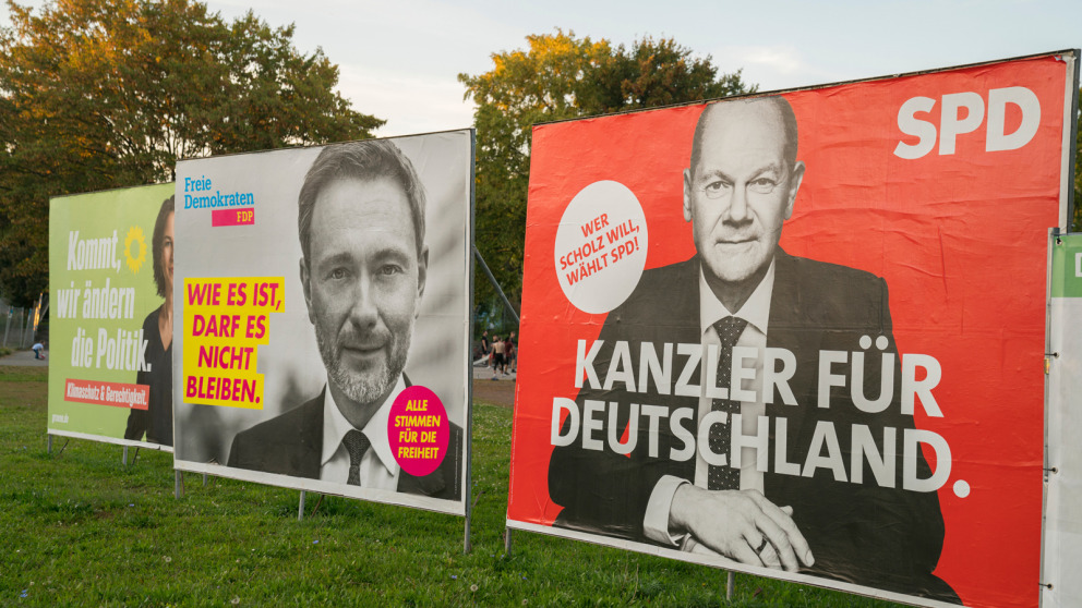 Rot, gelb, grün: Die wahrscheinlichste Regierungskonstellation ist die Ampelkoalition.